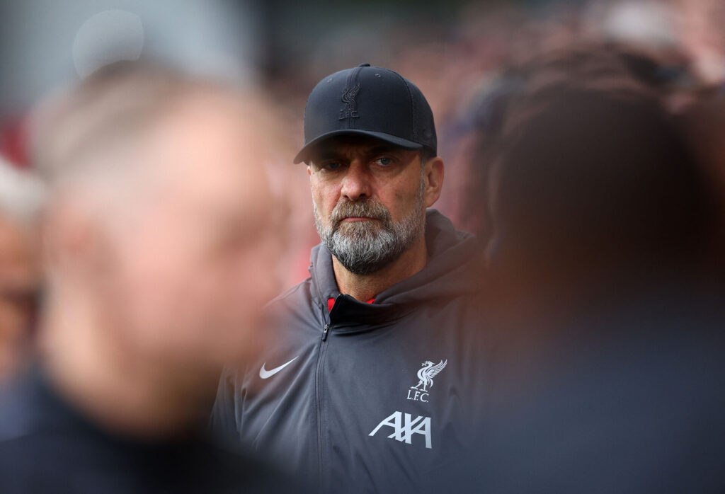 Jürgen Klopp må undvære mange profiler til kampen onsdag mod Luton Town