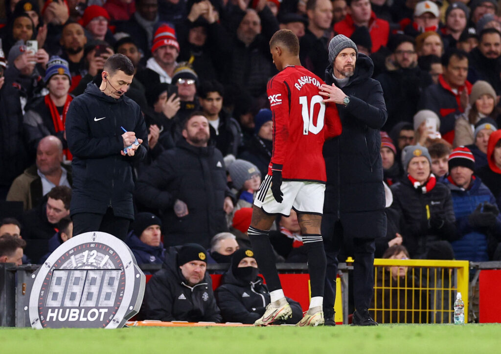 Arsenal overvejer angiveligt at lægge et bud på Marcus Rashford til sommer.