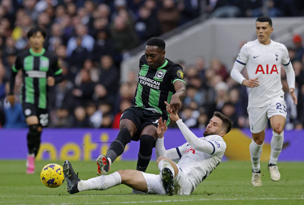 Mål og highlights fra Premier League-kampen mellem Tottenham og Brighton.