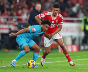 Alexander Bah fik comeback i startopstillingen hos Benfica.