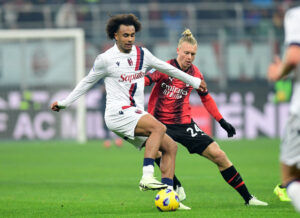 Simon Kjær i aktion for AC Milan. Han meldes nu klar til Europa League mod Rennes