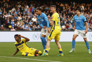 Jesper Lindstrøm-assist var med til at kickstarte comebacket for Napoli mod Hellas Verona.
