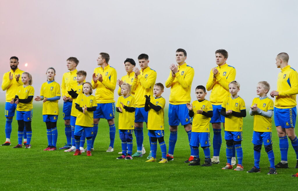 Superligakampen mellem Brøndby IF og FC Midtjylland på Brøndby Stadion søndag den 18. februar 2024.