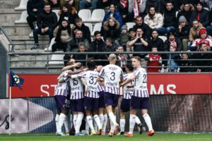 Mohamed Daramy og Stade Reims blev besejret af Rasmus Nicolaisen og Mikkel Desler søndag eftermiddag.