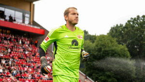 Jakob Busk i trøjen for Union Berlin