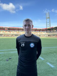 Frederik Rieper til træning i Silkeborg.