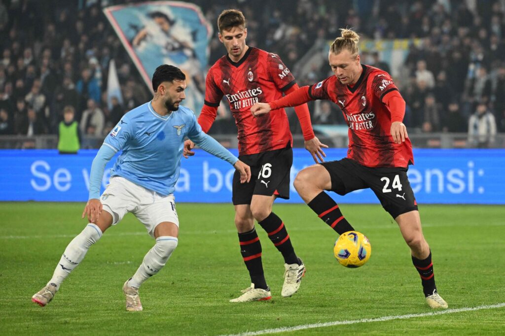 Lazio mødte AC Milan på hjemmebane i Serie A fredag aften.