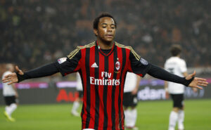 Robinho i sin tid som stjerne i AC Milan.