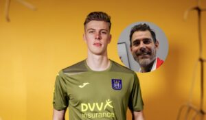Freyr Alexandersson har store forventninger til Mads Kikkenborg, men tror ikke han får en eneste kamp for Anderlecht.
