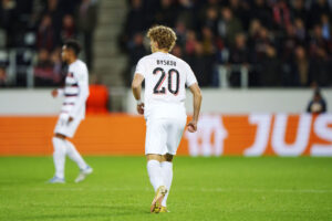 Valdemar Byskov i aktion for FC Midtjylland.