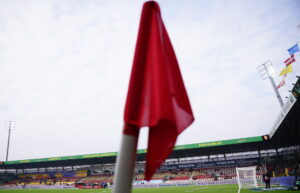 FC Nordsjællands hjørneflag på Farum Park