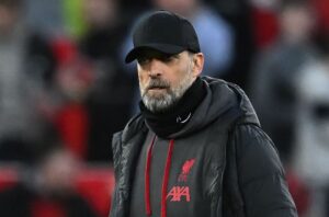 Liverpools Jürgen Klopp skuler olmt efter nederlag til Manchester United