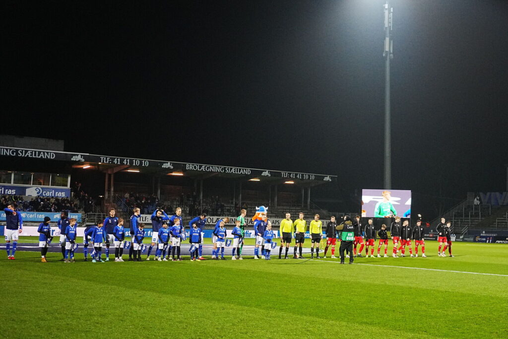 Lyngby Boldklub mod FC Fredericia i kvartfinalen i DBU Pokalen på Lyngby Stadion.