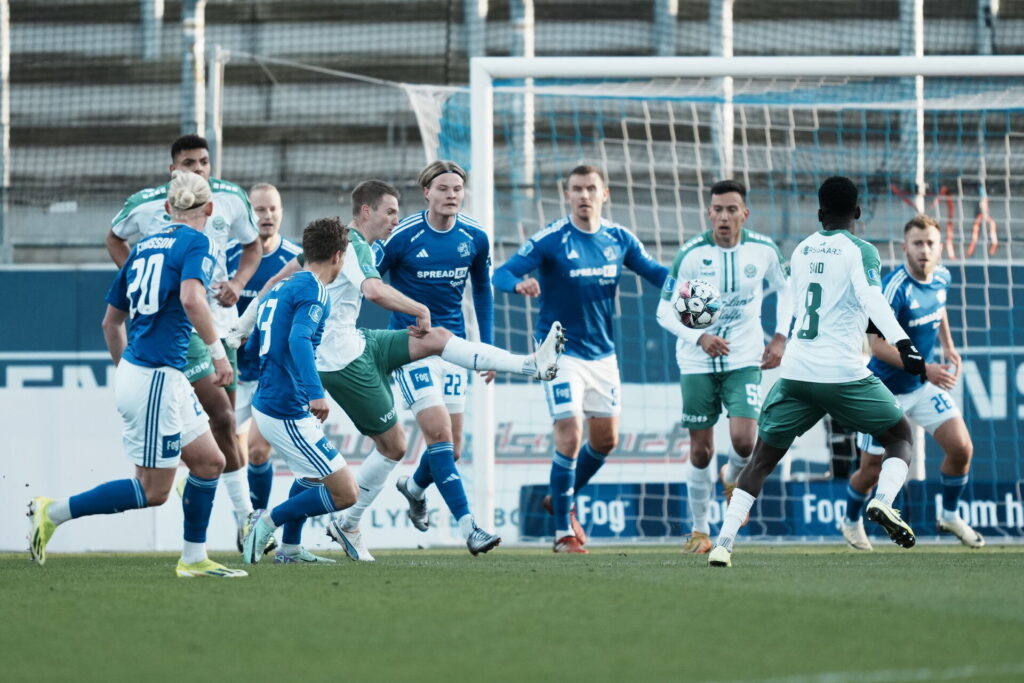 Lyngby imod Viborg i 3F Superligaen.