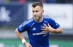 Gytkjær jubler efter scoring for Lyngby