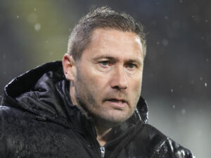 Martin Retov (Brøndby ass Træner) da OB møder Brøndby i Superligaen på Nature Energy Park i Odense søndag den 25. februar 2024.