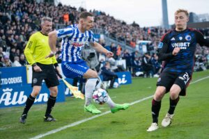 Sven Köhler i Superliga-kampen imellem OB og FCK.