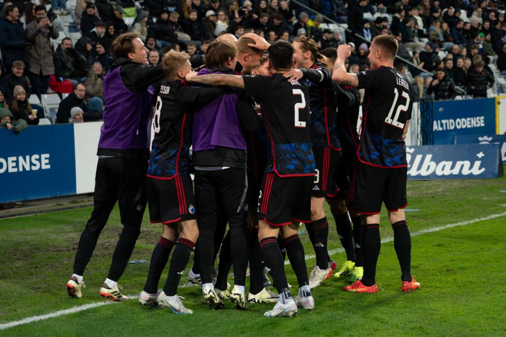 FCK jubler under Superliga-kampen imod OB. Hvem møder FCK i Conference League?