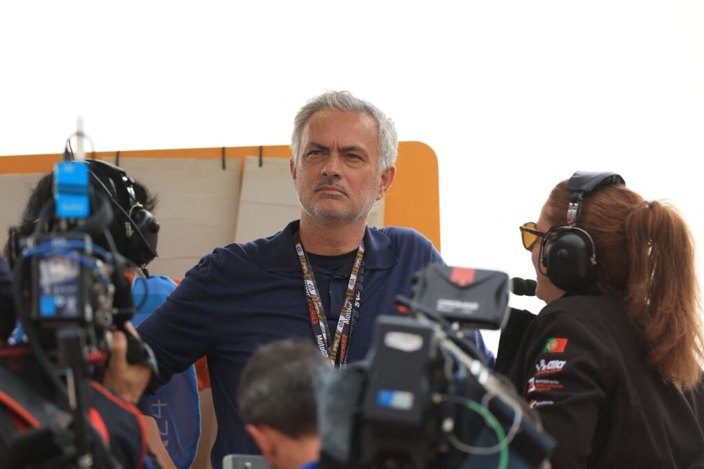 Jose Mourinho til MotoGP i Algarve, Portugal.