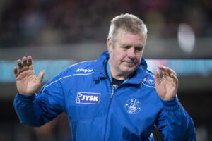 Kent Nielsen under pokalsemifinalen mellem Silkeborg IF og FC Fredericia.