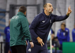 Igor Tudor på sidelinjen for Olympique Marseille.