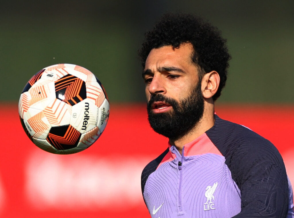 Mohammed Salah blev noget overrasket, da han fandt ud af, at Jürgen Klopp havde i sinde at stoppe som Liverpool-træner.