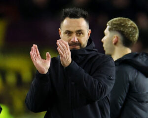 Roberto De Zerbi forlænger angiveligt ikke i Brighton.