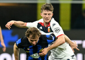 Morten Frendrup i kamp for Genoa