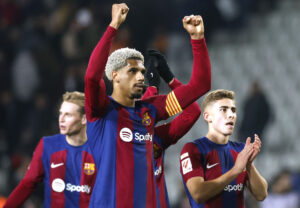 Ronald Araujo jubler for FC Barcelona