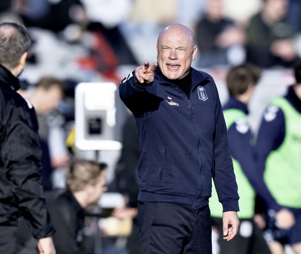 AGF's cheftræner Uwe Rösler i 3F Superligakampen mellem AGF og FC Midtjylland på Ceres Park i Aarhus, søndag den 7. marts 2024.