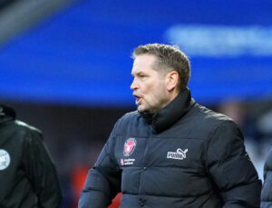 Thomas Thomasberg i kampen mellem FC Midtjylland og F.C. København.