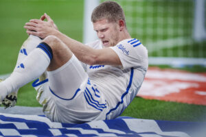 Andreas Cornelius har slået sig i en kamp for FCK.