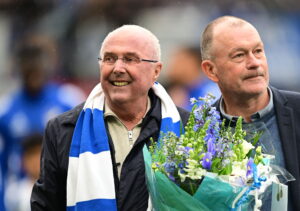 Sven-Göran Eriksson hyldes på stadion inden kamp