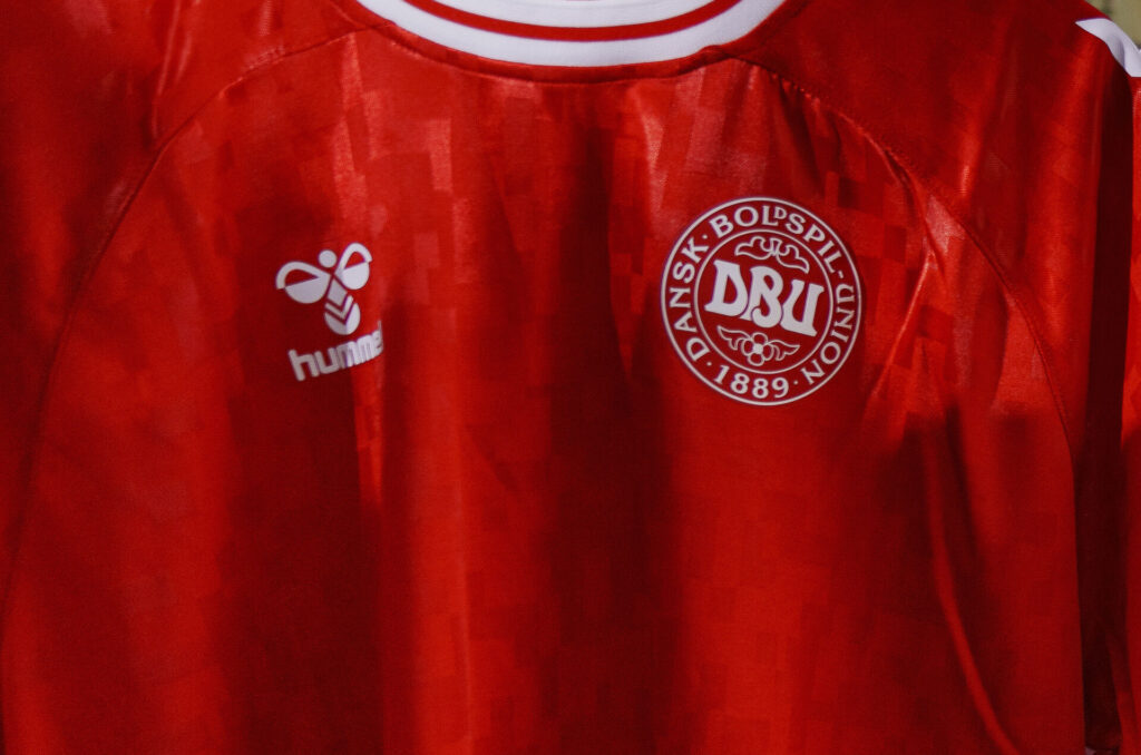 Danmarks EM-trøje for holdet