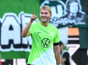 Jonas Wind jubler efter en scoring