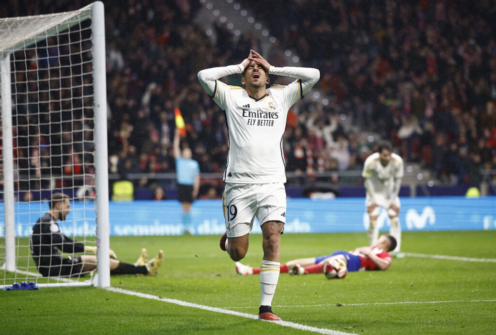 Dani Ceballos' mål bliver underkendt af VAR i Copa del Rey-kampen imellem Real Madrid og Atlético Madrid.