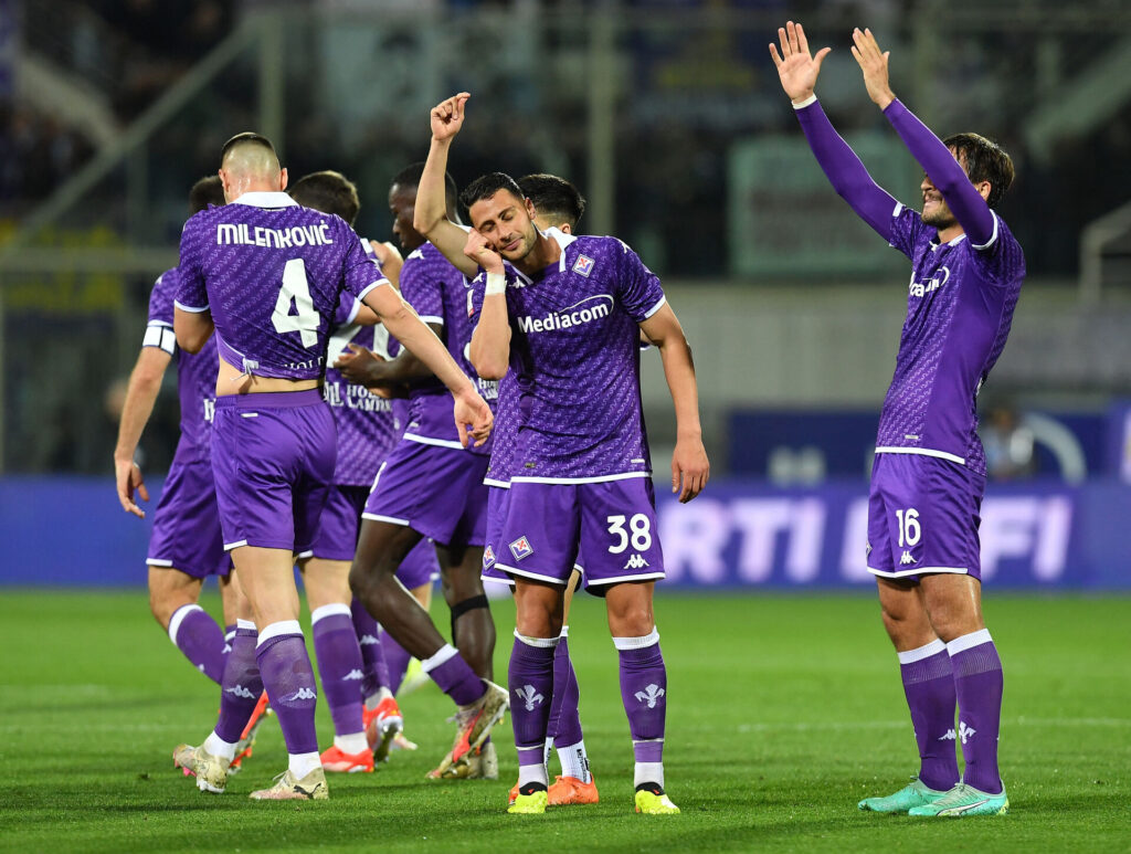 Rolando Mandragora fejrer sit drømmemål i Coppa Italia-semifinalen imellem Fiorentina og Atalanta.