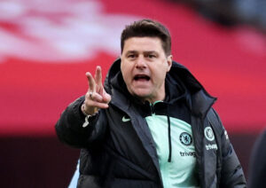 Mauricio Pochettino under FA Cup-kampen mellem Chelsea og Manchester City.