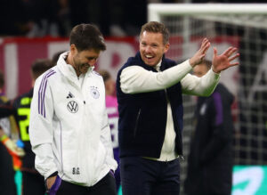 Julian Nagelsmann er i øjeblikket træner for det tyske landshold.