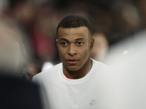 Kylian Mbappé er fokuseret.