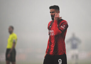 Olivier Giroud for AC Milan imod Inter.