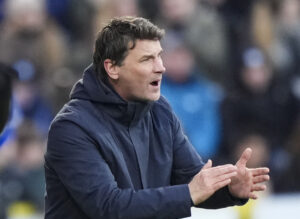 Søren Krogh (OB Træner) da OB møder FC København i Superligaen på Nature Energy Park i Odense søndag den 17. marts 2024.