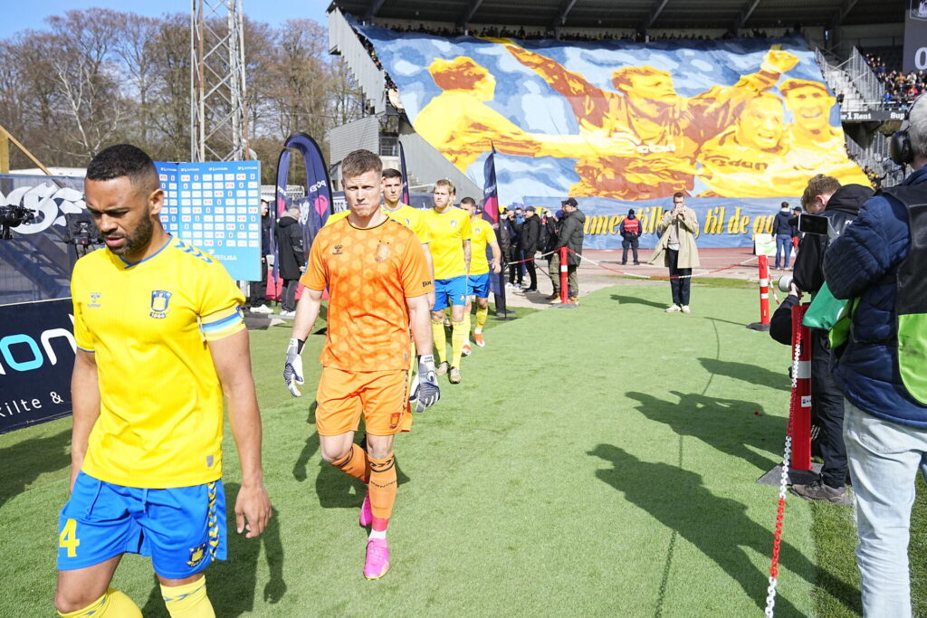 Superligakampen mellem AGF og Brøndby IF på Ceres Park i Aarhus søndag den 14. april 2024.