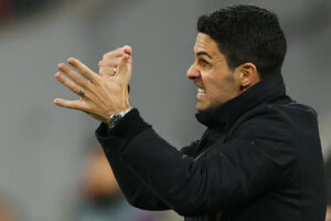 Arteta er sur over nederlaget til Bayern München.