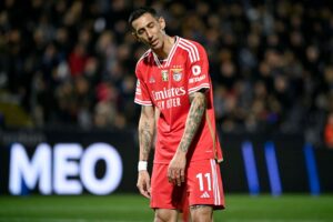 Angel Di Maria under Liga Portugal-kampen mellem Famalicao og Benfica