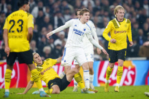 Isak Bergmann Johannesson i kamp for F.C. København.