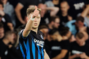 Andreas Skov Olsen scorer for Anderlecht mod Union Saint-Gilloise i Jupiler Pro League.