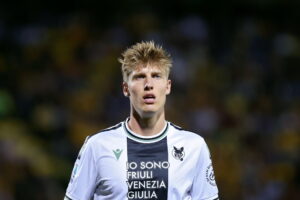 Thomas 'TK' Kristensen for Udinese i Serie A.