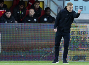 Johannes Hoff Thorup under kampen mellem FC Nordsjælland og Silkeborg IF.