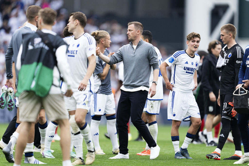 Jacob Neestrup efter kampen mellem F.C. København og FC Nordsjælland.